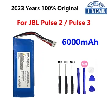 100% Oriģināls 6000mAh Rezerves Akumulatoru JBL Impulsa 2 3 II III Pulse2 Pulse3 Skaļrunis Bateria Baterijas