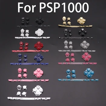 1set pa Kreisi, pa Labi ABXY Izvēlieties Start Pogu Home Komplekta Nomaiņa PSP1000 PSP 1000 Spēļu Konsole Remonta Daļas