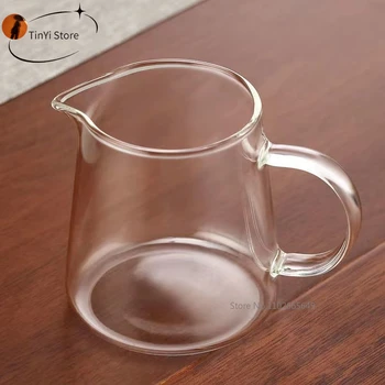 300/450/600ml Stikla Krūzi Piena Krūzi Mini Stikla Caurspīdīgu Krūzi Kafijas Krūzi Stikla Tēja Piens Pourer Stikla Creamer Pot
