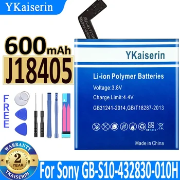 600mAh YKaiserin Akumulatora J18405 Akumulators Sony GB-S10-432830-010H Smart Skatīties Bateria