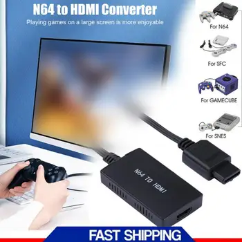64 HDMI-savietojams Adapteris Pārveidotājs Kabelis 64/NVE/NGC/S Spēle Cube Konsoles Vadu Konvertētājs