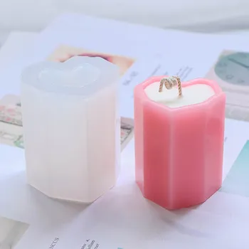 Aromterapijas sveču pelējuma spogulis pildspalvu turētājs pelējuma mājās aromterapijas sveču diy materiāls svece pelējuma