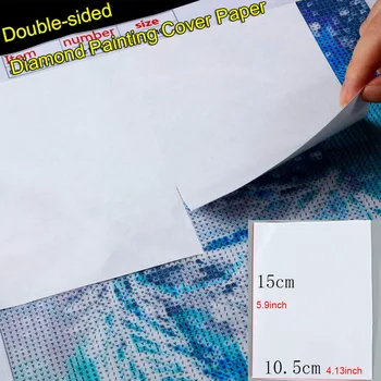 Double-sided 5D Dimanta Krāsošana Segtu nepievelk putekļus Release Grāmata Non-Stick Anti-dirty Segtu DIY Dimanta Izšūšanas Piederumu