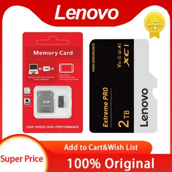 Lenovo 2TB SD Atmiņas Karti, 1TB 512 GB un 256 gb Micro Tarjeta SD Ps Vita 128GB V30 Ūdensizturīgs Memoria SD atmiņas Par Kodak Nintendo Slēdzis