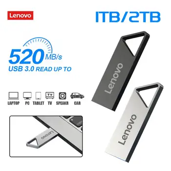Lenovo USB Flash Disks 2TB 256 gb, 1 tb USB 3.0 U-Stick Interface Pen Drive High Speed Flash Drive USB pendrive, Lai Portatīvo Datoru