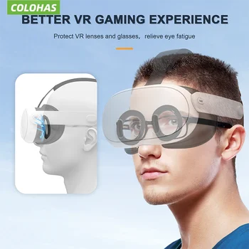 Par Meta Meklējumos 3 VR Brilles Magnētisko Iesūkšanas Rāmis Anti Scratch (Anti Zilā Gaismas, Objektīva seguma Spēļu Piederumi Ierīces