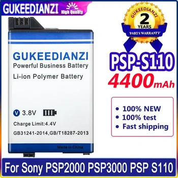 PSP-S110 4400mAh Uzlādējams Akumulators Sony PSP2000 PSP3000 PSP S110 Gamepad Akumulators