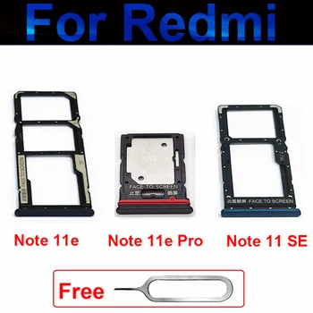 Sim Kartes ligzda, Lai Xiaomi Redmi, Ņemiet vērā, 11.E 11.E Pro 11SE SIM Karte &Micro SD Karšu Lasītāja Slots Turētāja Adapteris, Rezerves Daļas, Remonts