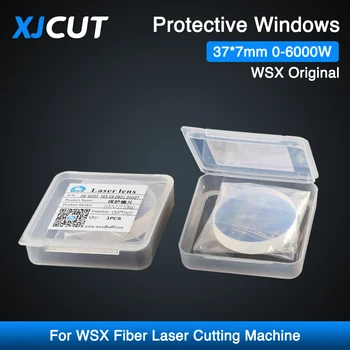 XJCUT WSX Sākotnējo Aizsardzības Loga 37*7mm Optisko Objektīvu Par WSX Šķiedras Lāzera Griešanas Galva NC60 0-6000W